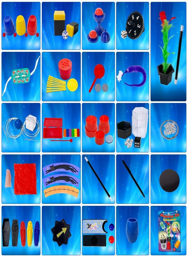 PATIFEED Magic Kit, 60 Magic Tricks for Kids Age 6-8, Magic Set with Instructions, Gift Toys for Kids Ages 6 7 8 9 10 11 12 Year Old - Image 2